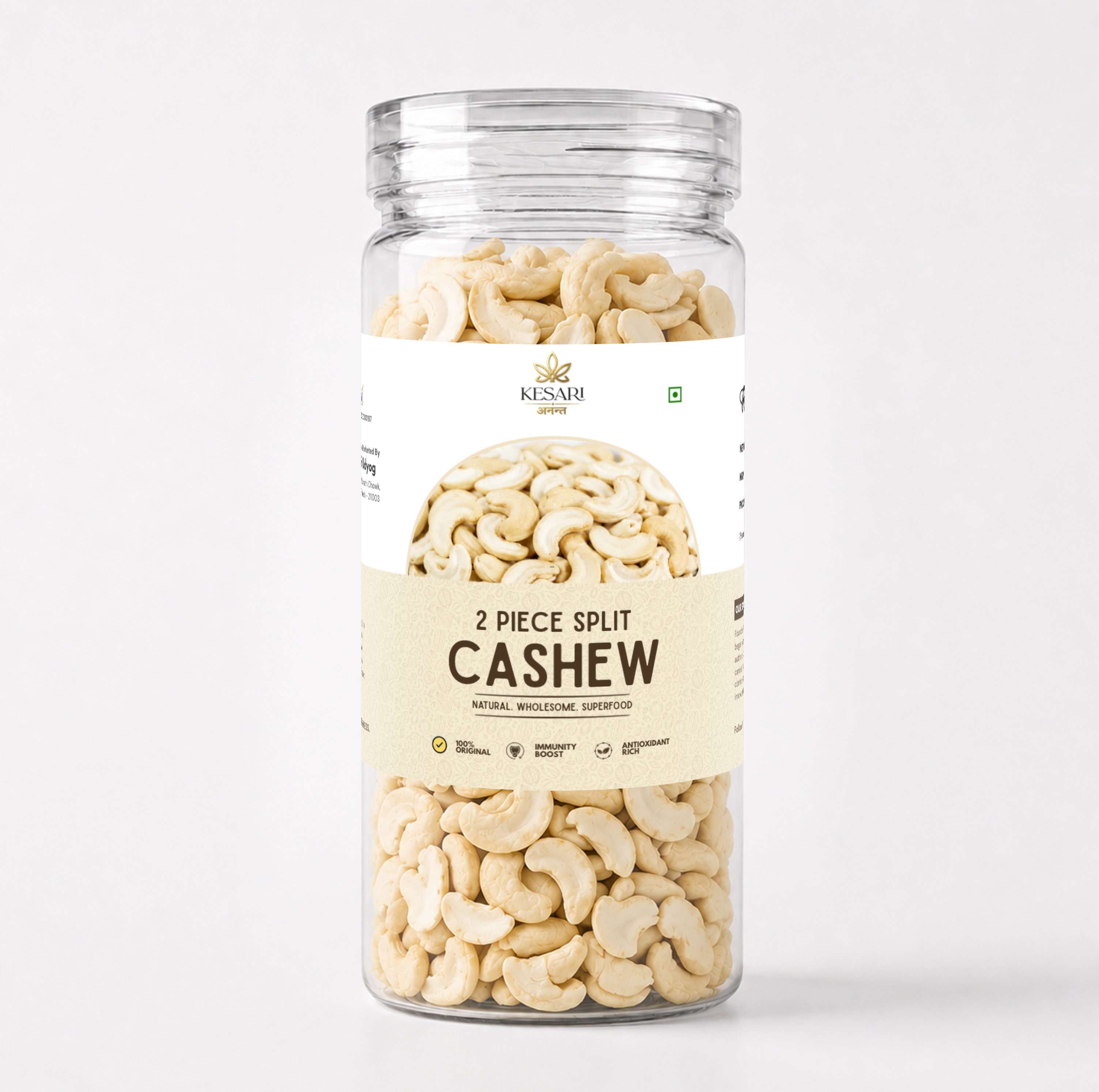 Creamy Cashew 2 Piece Splits