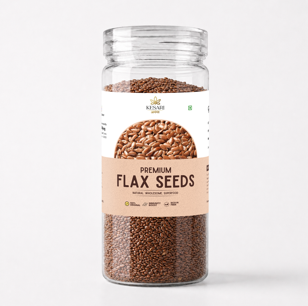 Fiber-Rich Flax Seeds
