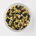 Kesari Ananta Crunchy Roasted Protein Bean open jar top view