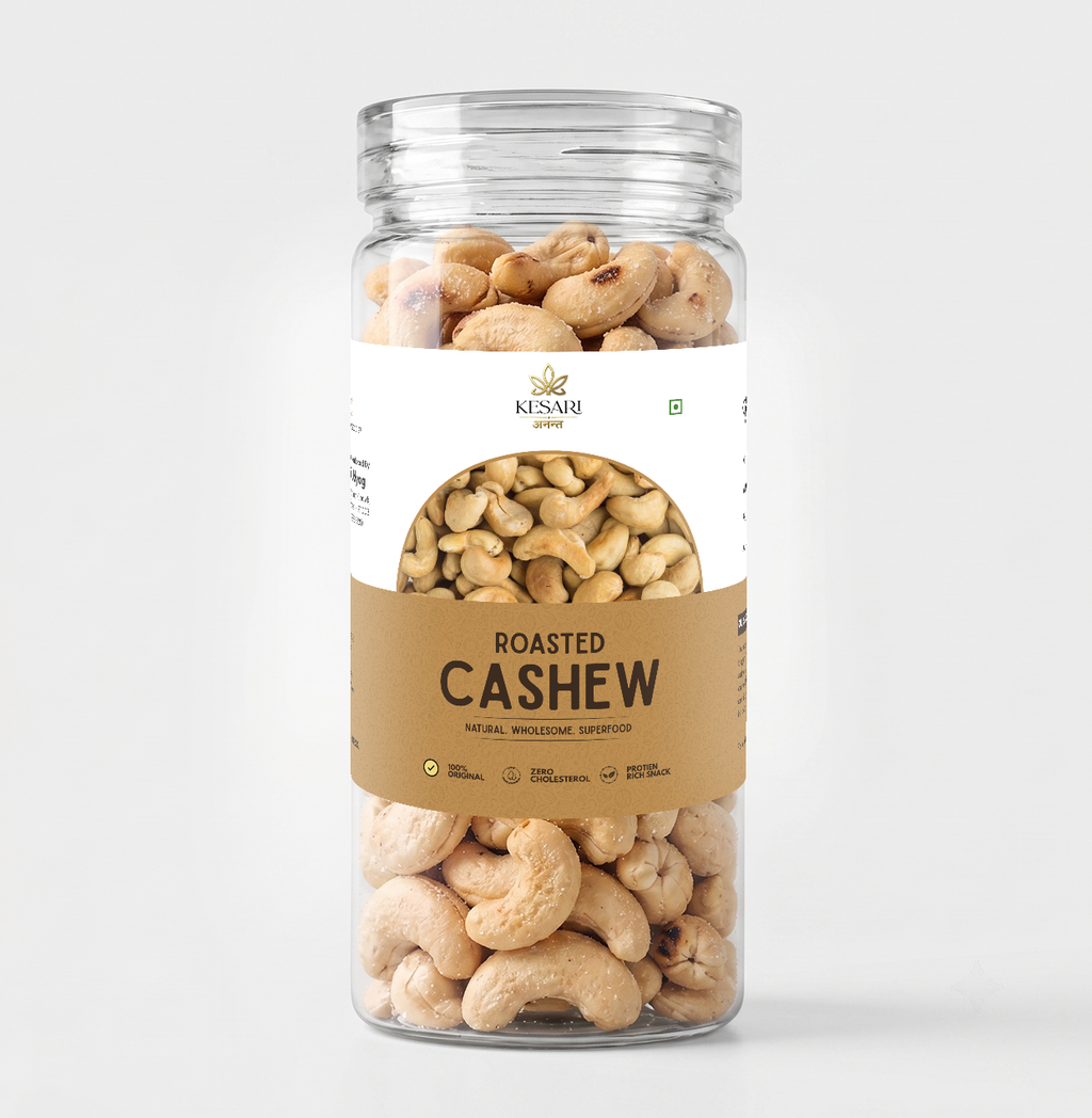 Kesari Ananta Roasted Cashews jar