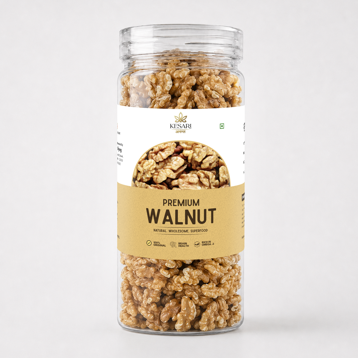Kesari Ananta Fresh Walnut Kernels (Giri) jar